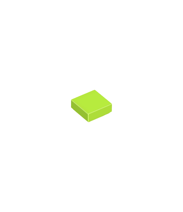 LEGO - Tegel 1 x 1 - Lime | N