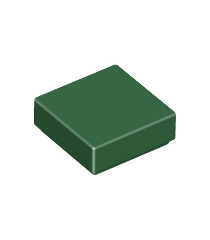 LEGO - Tegel 1 x 1 - Dark Green | N - Thumbnail