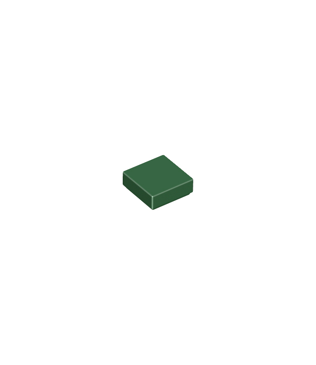 LEGO - Tegel 1 x 1 - Dark Green | N