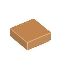 LEGO - Tegel 1 x 1 - Medium Nougat | N - Thumbnail