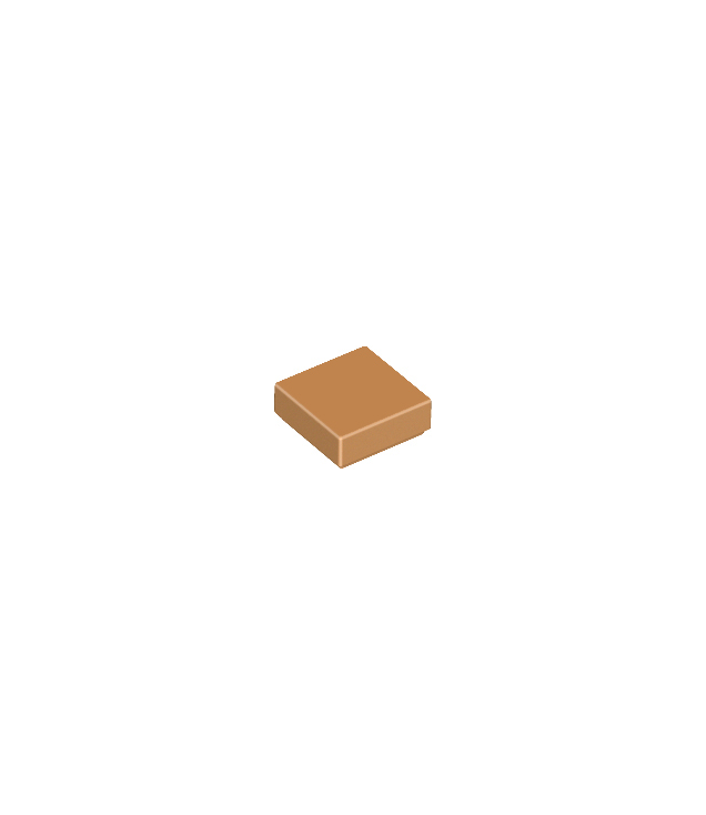 LEGO - Tegel 1 x 1 - Medium Nougat | N