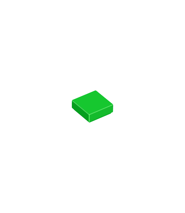 LEGO - Tegel 1 x 1 - Bright Green | N