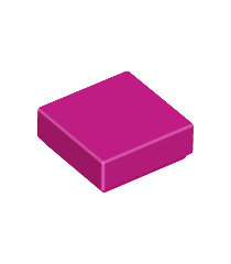 LEGO - Tegel 1 x 1 - Magenta | N - Thumbnail