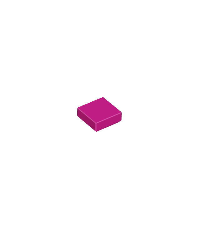 LEGO - Tegel 1 x 1 - Magenta | N