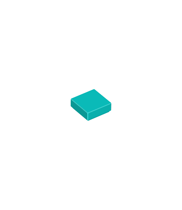 LEGO - Tegel 1 x 1 - Dark Turquoise | N