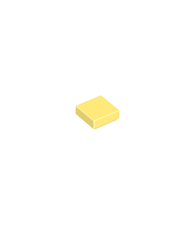 LEGO - Tegel 1 x 1 - Bright Light Yellow | N