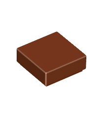 LEGO - Tegel 1 x 1 - Reddish Brown | N - Thumbnail