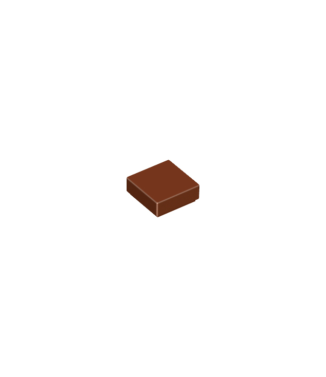 LEGO - Tegel 1 x 1 - Reddish Brown | N