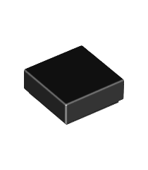 LEGO - Tegel 1 x 1 - Black | N - Thumbnail