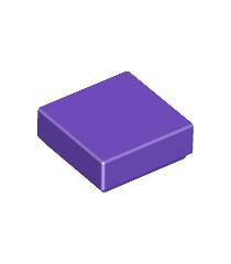LEGO - Tegel 1 x 1 - Dark Purple | N - Thumbnail