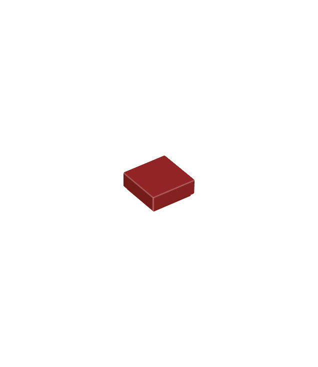LEGO - Tegel 1 x 1 - Dark Red | N