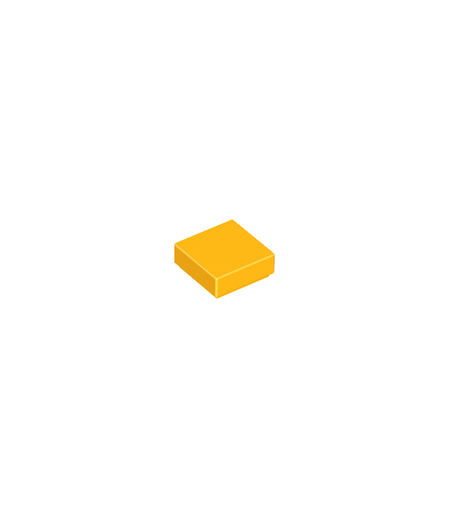 LEGO - Tegel 1 x 1 - Bright Light Orange | N