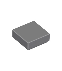 LEGO - Tegel 1 x 1 - Dark Bluish Gray | N - Thumbnail