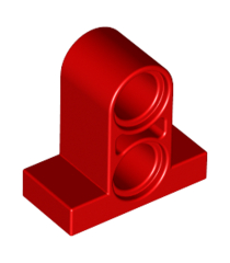 LEGO - Technic-pinconnectorplaat 1 x 2 x 1 2/3 met 2 gaten (dubbel bovenaan) - Red | N - Thumbnail