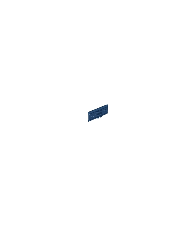 LEGO - Voertuig, spoiler / sneeuwschuif 6 x 3 met scharnier - Dark Blue | N