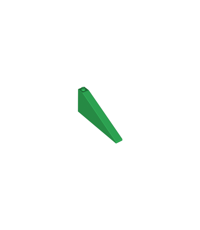 LEGO - Helling 25 graden 8 x 1 x 3 - Green | N