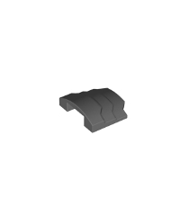 LEGO - Wig 4 x 3 getrapt zonder noppen - Dark Bluish Gray | N - Thumbnail
