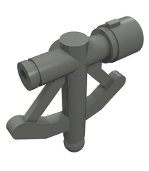 LEGO - Minifiguur-accessoire, sextant / kwadrant - Dark Bluish Gray | N - Thumbnail