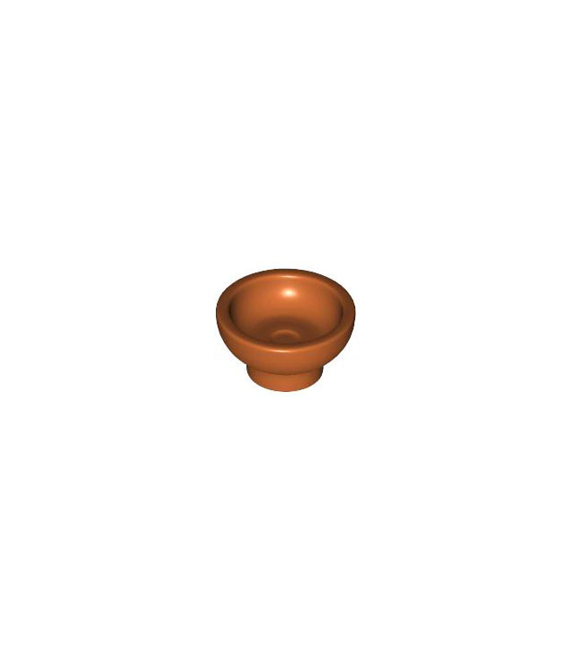 LEGO - Minifiguur-accessoire, kom - Dark Orange | N