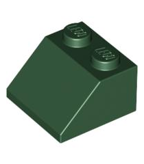 LEGO - Helling 45 graden 2 x 2 - Dark Green | N - Thumbnail