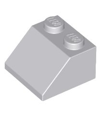 LEGO - Helling 45 graden 2 x 2 - Light Bluish Gray | N - Thumbnail