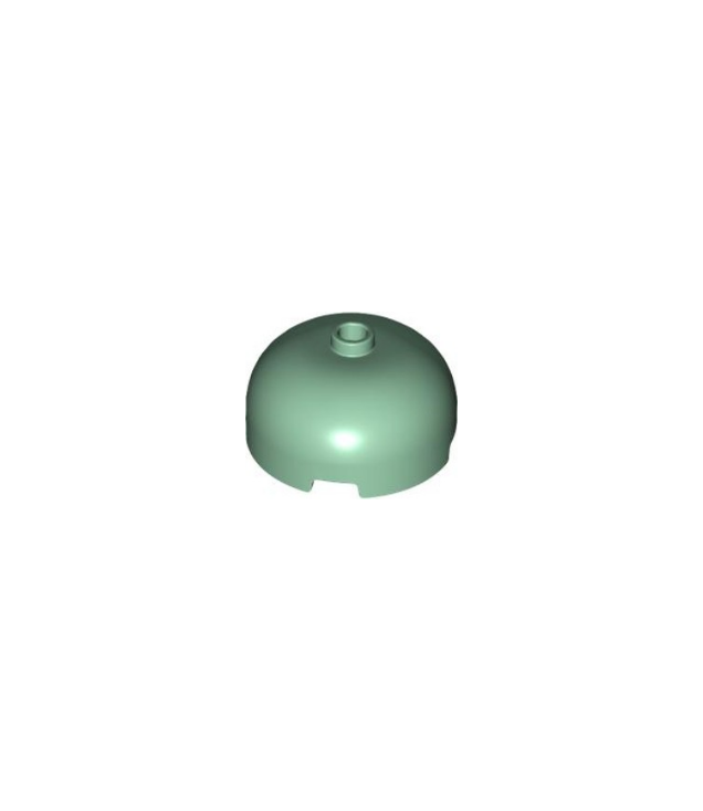 LEGO - Steen, rond 3 x 3 x 1 1/3 koepelvormig – open nop - Sand Green | N