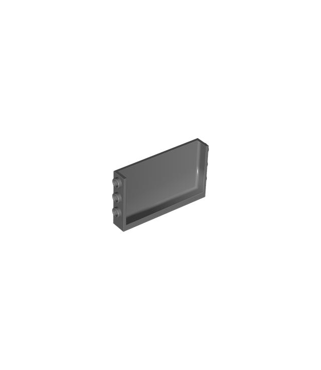 LEGO - Paneel 1 x 6 x 3 met noppen aan zijkanten - Dark Bluish Gray | N