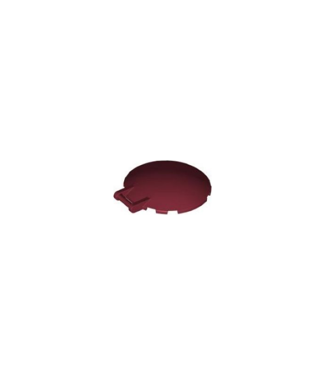 LEGO - Schotel 6 x 6 omgekeerd met staafhandvat - Dark Red | N