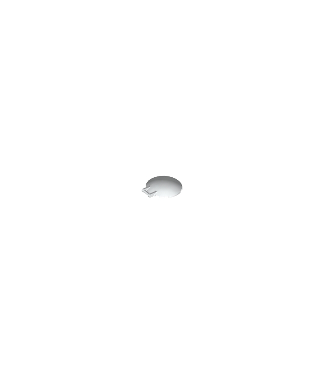 LEGO - Schotel 6 x 6 omgekeerd met staafhandvat - White | N