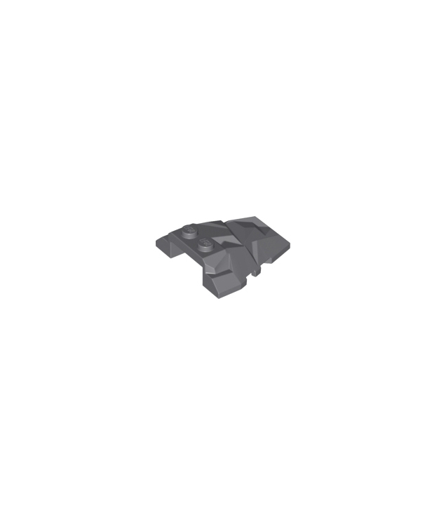LEGO - Wig 4 x 4 gebroken veelhoek bovenkant - Dark Bluish Gray | N