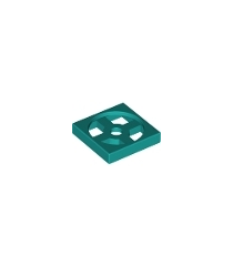 LEGO - Draaiplateau 2 x 2 plaat, basis - Dark Turquoise | N - Thumbnail