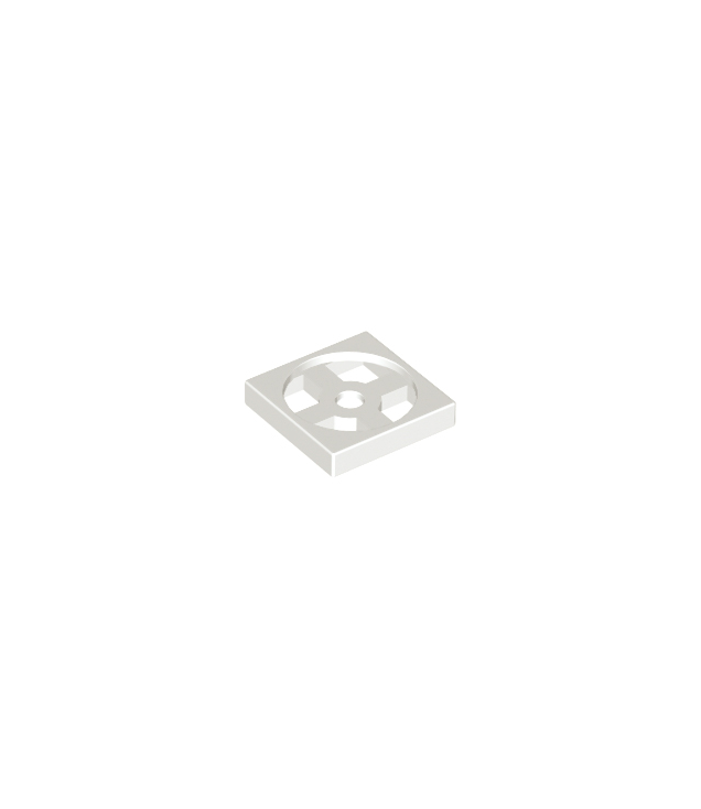 LEGO - Draaiplateau 2 x 2 plaat, basis - White | N