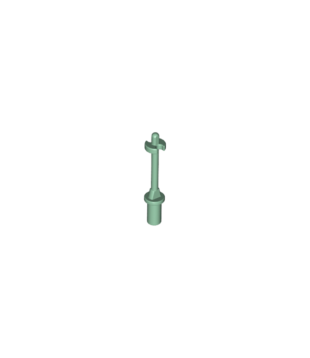LEGO - Minifiguur-accessoire, skistok 3L met handvat, ring en zijstoppers - Sand Green | N