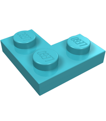 LEGO - Plaat 2 x 2 hoek - Medium Azure | N - Thumbnail