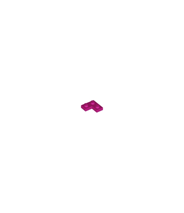 LEGO - Plaat 2 x 2 hoek - Magenta | N