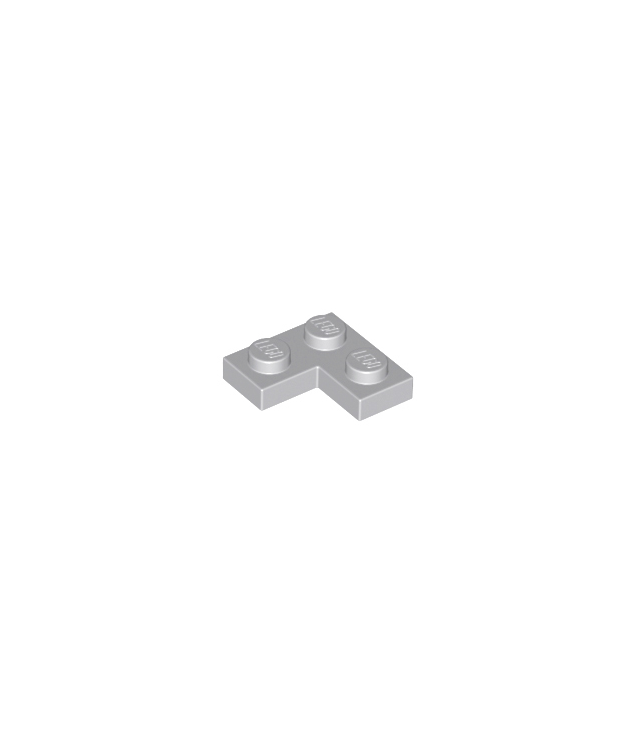LEGO - Plaat 2 x 2 hoek - Light Bluish Gray | N