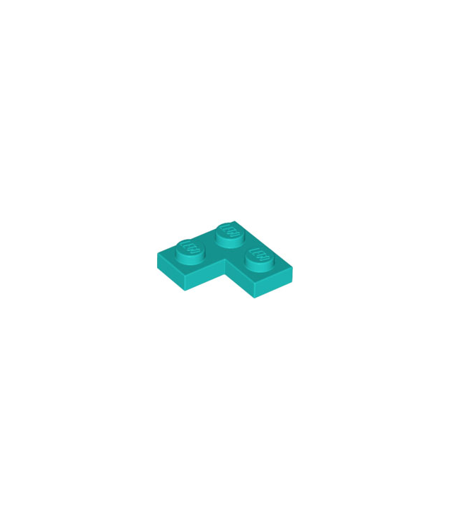 LEGO - Plaat 2 x 2 hoek - Dark Turquoise | N