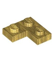 LEGO - Plaat 2 x 2 hoek - Pearl Gold | N - Thumbnail