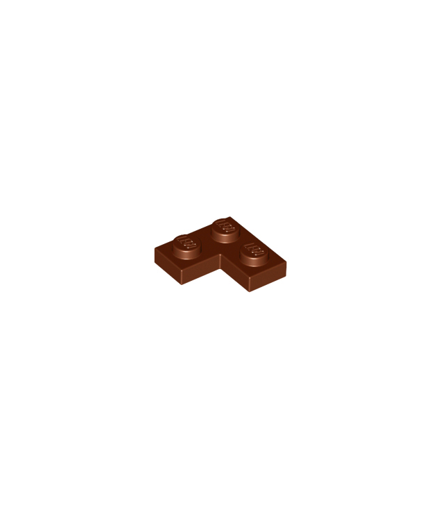 LEGO - Plaat 2 x 2 hoek - Reddish Brown | N