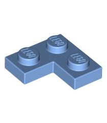 LEGO - Plaat 2 x 2 hoek - Medium Blue | N - Thumbnail