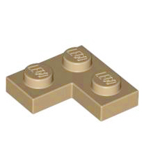 LEGO - Plaat 2 x 2 hoek - Dark Tan | N - Thumbnail