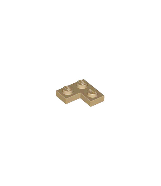LEGO - Plaat 2 x 2 hoek - Dark Tan | N