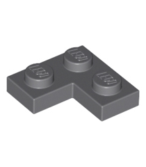 LEGO - Plaat 2 x 2 hoek - Dark Bluish Gray | N - Thumbnail