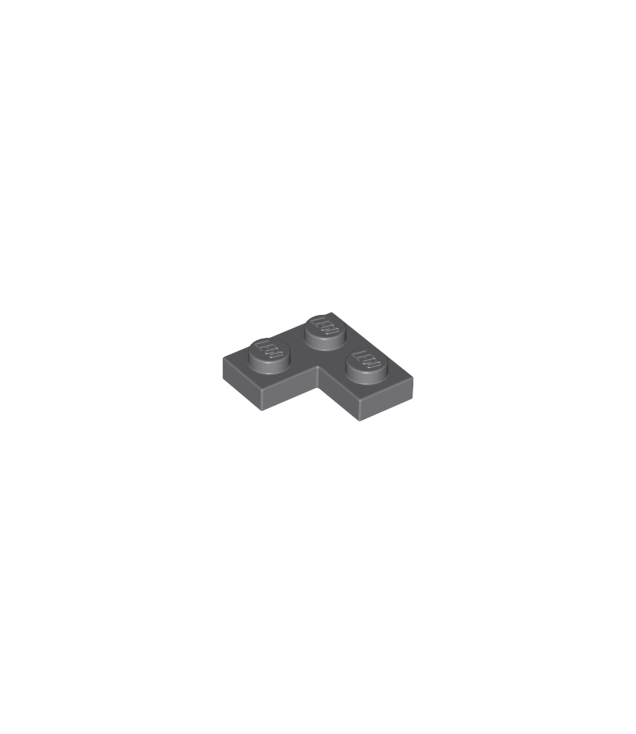 LEGO - Plaat 2 x 2 hoek - Dark Bluish Gray | N