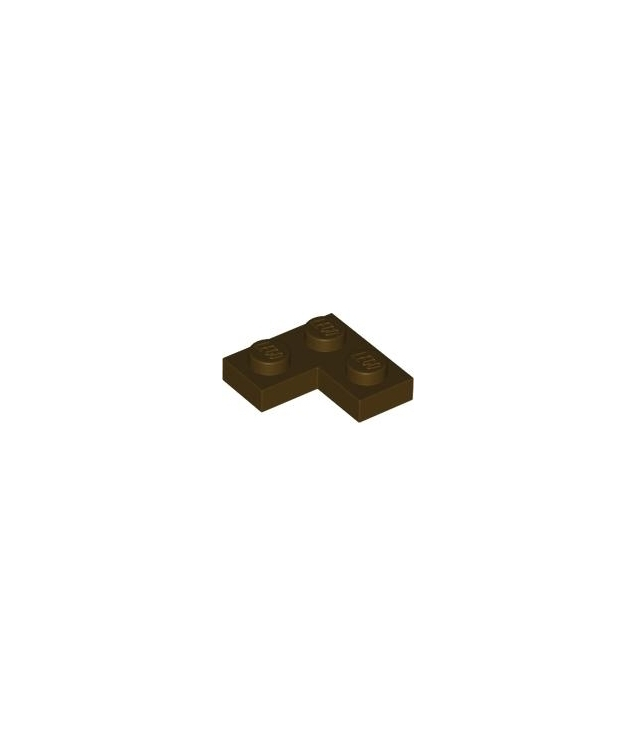 LEGO - Plaat 2 x 2 hoek - Dark Brown | N