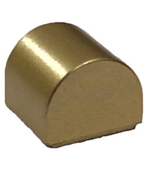 LEGO - Helling, gebogen 1 x 1 x 2/3 dubbel - Metallic Gold | N - Thumbnail