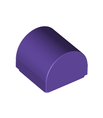 LEGO - Helling, gebogen 1 x 1 x 2/3 dubbel - Dark Purple | N - Thumbnail