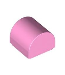 LEGO - Helling, gebogen 1 x 1 x 2/3 dubbel - Bright Pink | N - Thumbnail