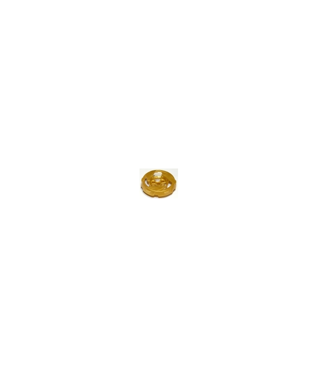 LEGO - Wieldop 3-mag spaken met 4 pen-gaten - Pearl Gold | N