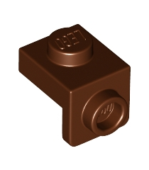 LEGO - Beugel 1 x 1 - 1 x 1 - Reddish Brown | N - Thumbnail